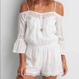 American Eagle Off Shoulder Romper